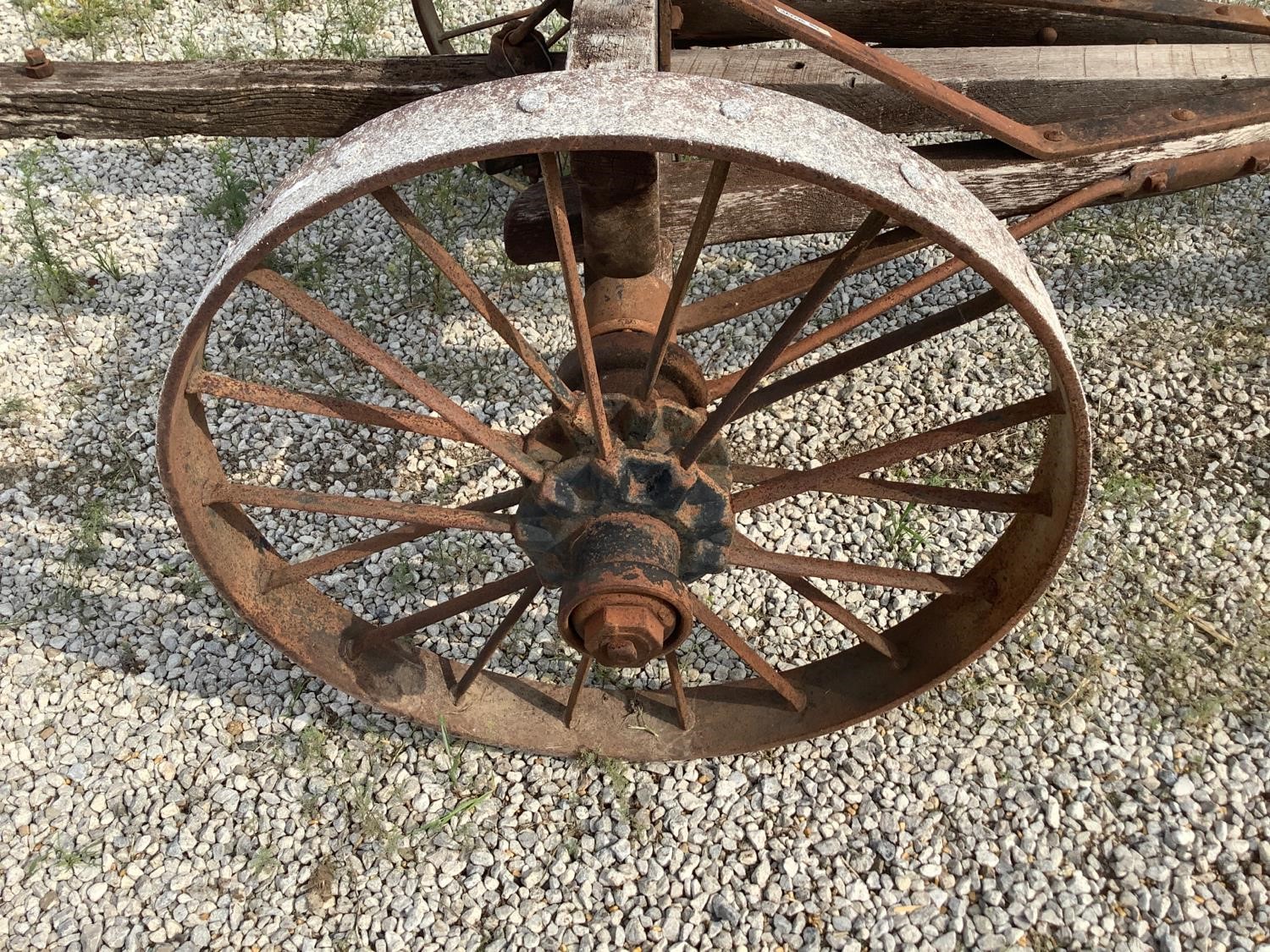 Wood Running Gear On Steel Wheels BigIron Auctions