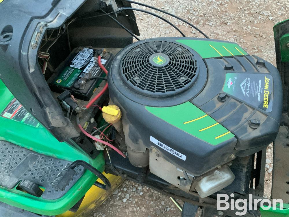 John Deere La120 Riding Lawn Mower Bigiron Auctions 0294