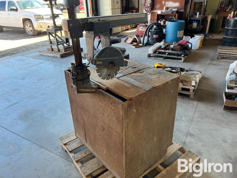 Power Kraft Radial Arm Saw BigIron Auctions