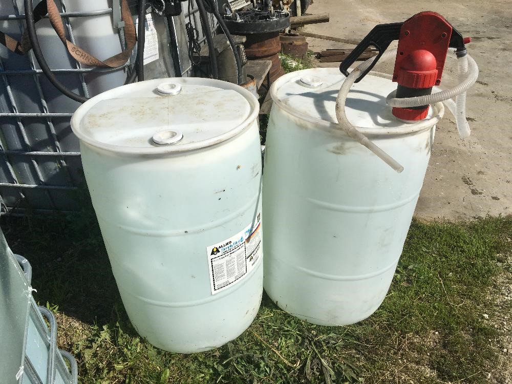 Allied Simply Blue+ Diesel Exhaust Fluid Drums & Pump BigIron Auctions