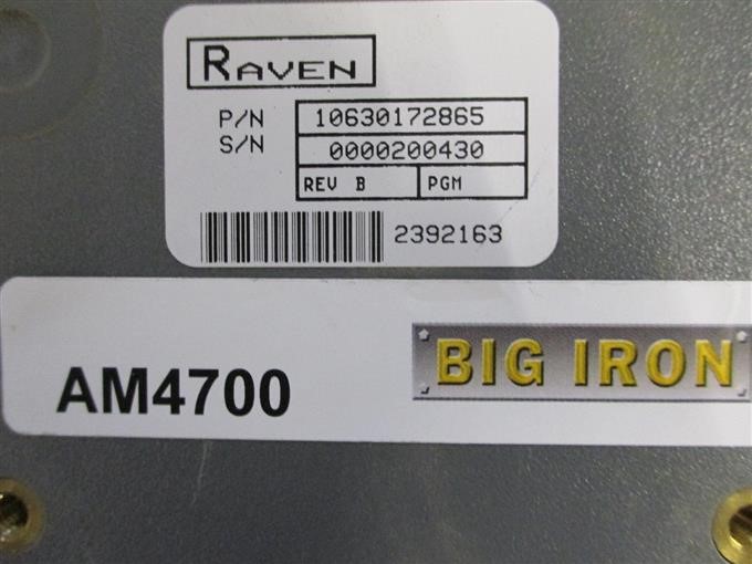 2010 Raven Envizio Pro Sprayer Control
