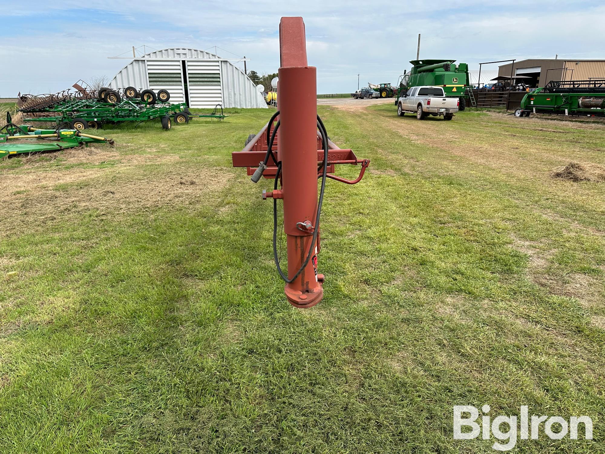 Red Rhino 36’ T/A Round Bale Hay Trailer BigIron Auctions