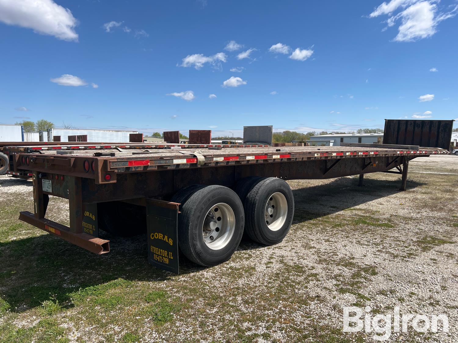 2000 Wabash 45' T/A Flatbed Trailer BigIron Auctions