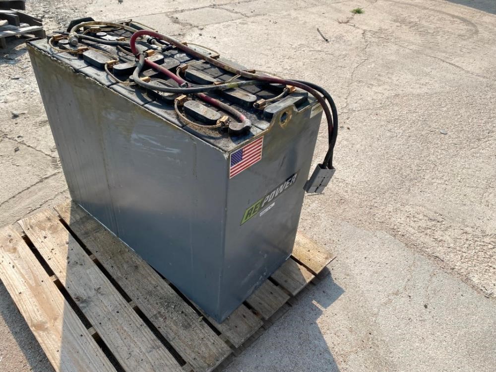 REPOWER Forklift Battery BigIron Auctions