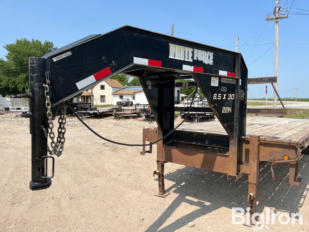 2012 Doolittle T/A Gooseneck Flatbed Trailer BigIron Auctions