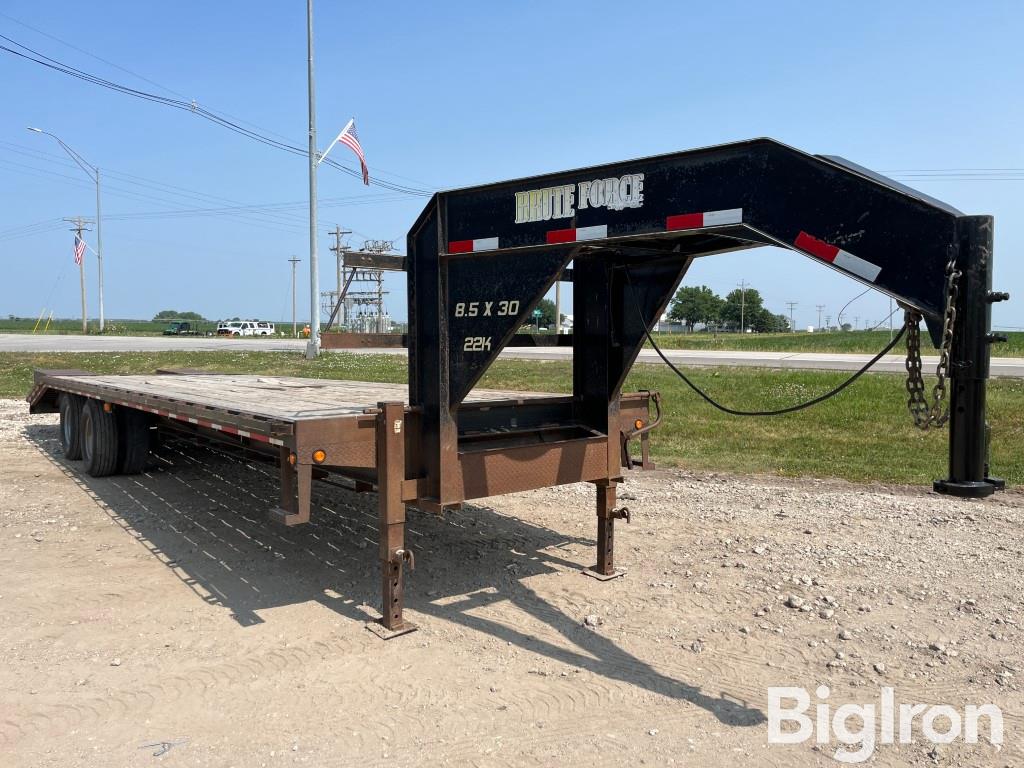 2012 Doolittle T/A Gooseneck Flatbed Trailer BigIron Auctions