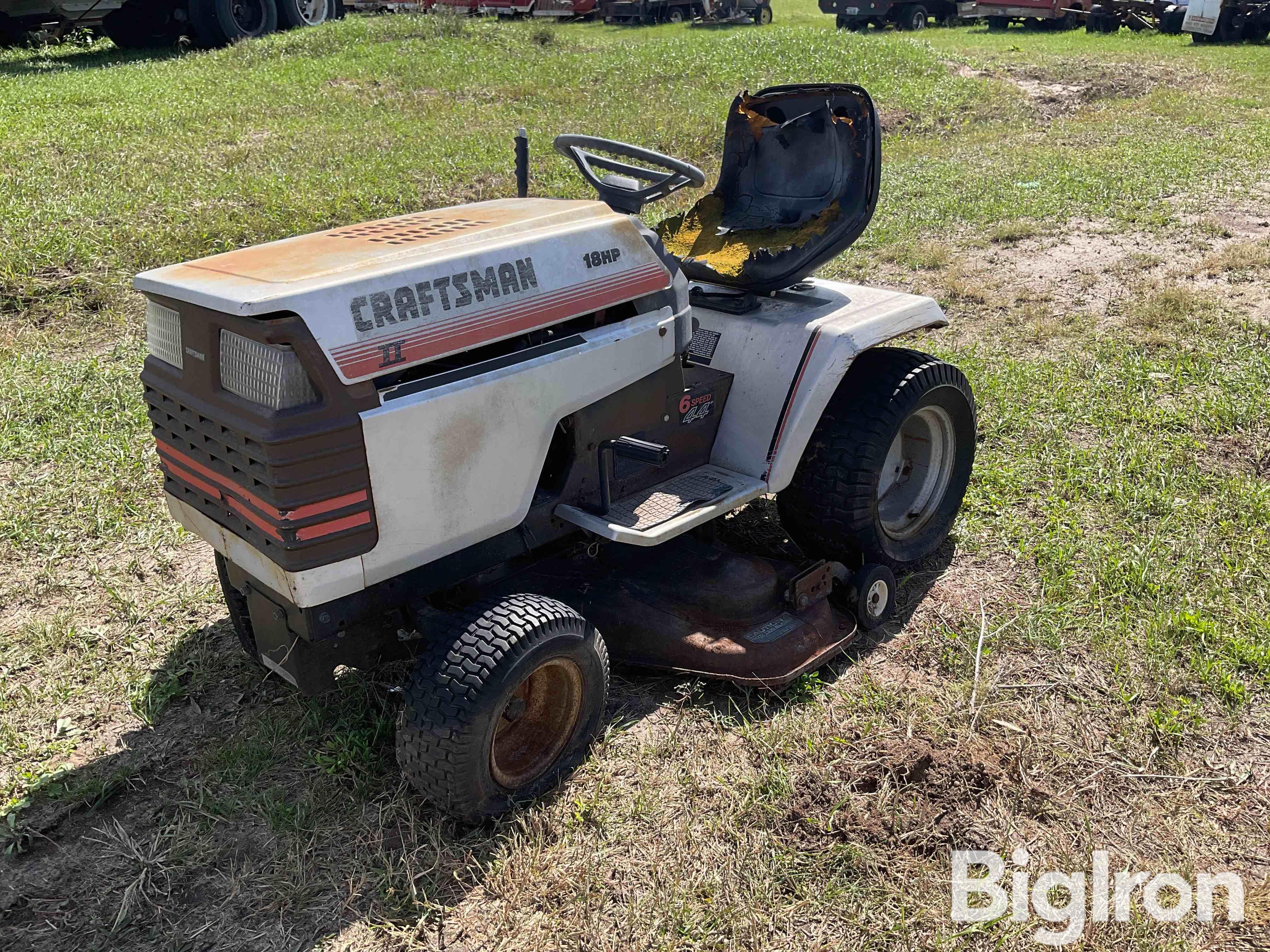 Ride on lawn online mower auctions