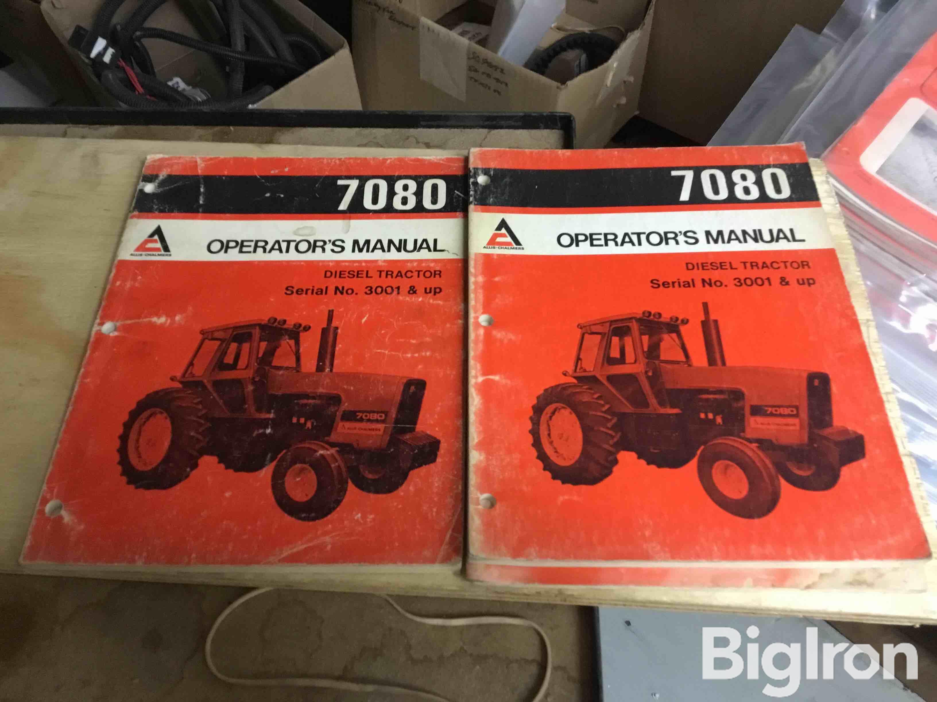 Allis-Chalmers 7040, 7080, 8010/8030 Operator's Manuals BigIron Auctions