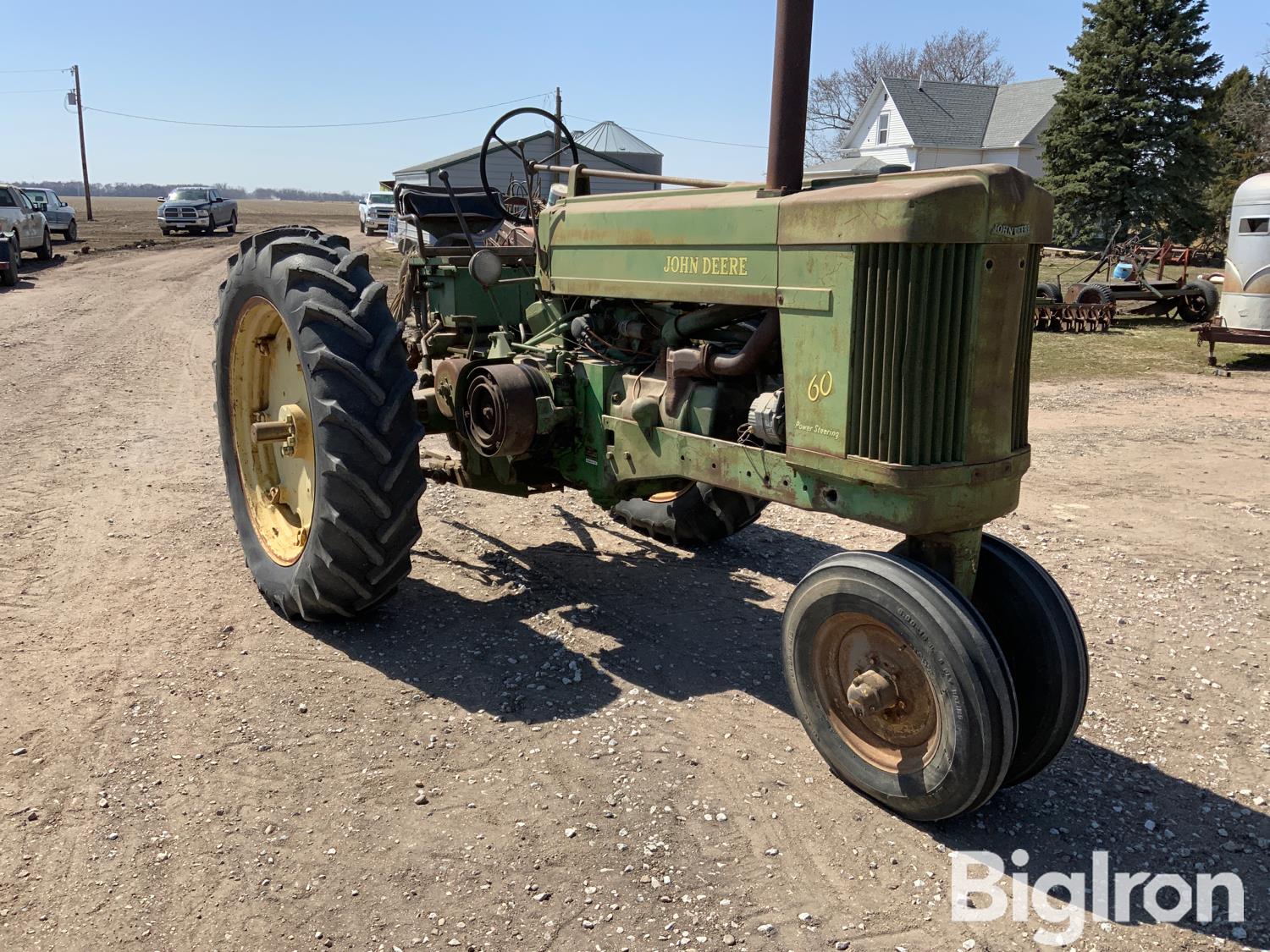 1955 John Deere 60 2wd Tractor Bigiron Auctions 2305