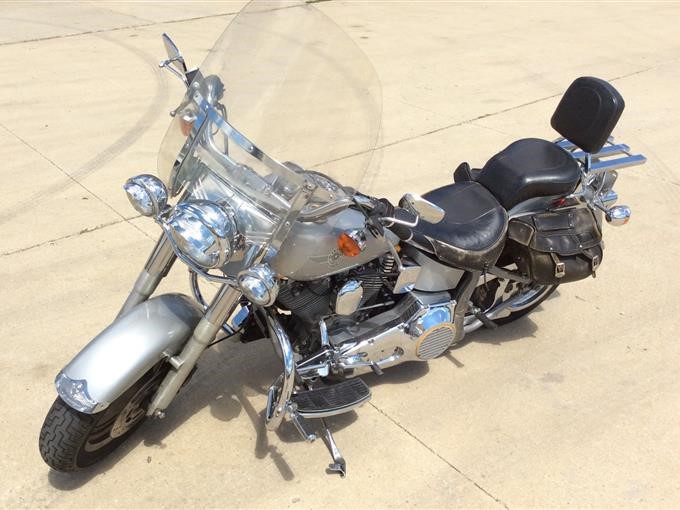 1990 Harley Davidson Grey Ghost Fat Boy Motorcycle BigIron 