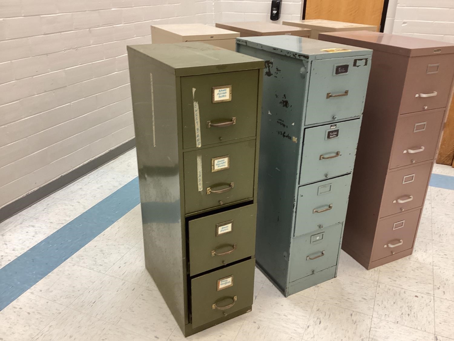 Four Drawer File Cabinets BigIron Auctions