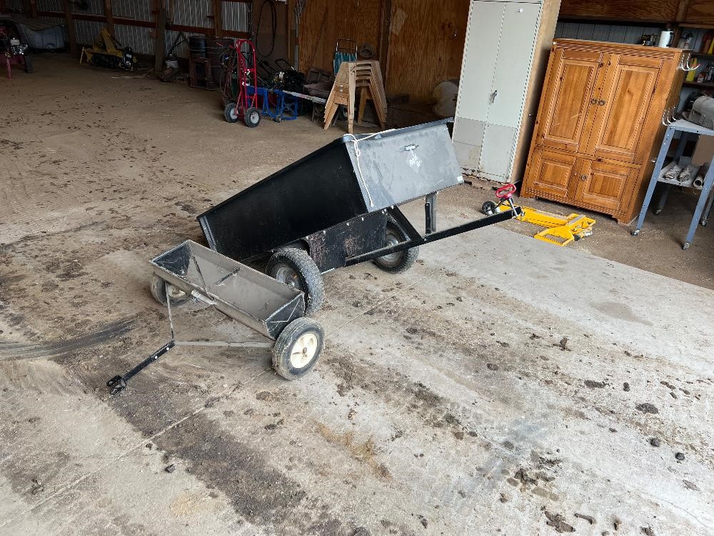 Rugid Lawn Dump Trailer & Lawn Thatcher BigIron Auctions