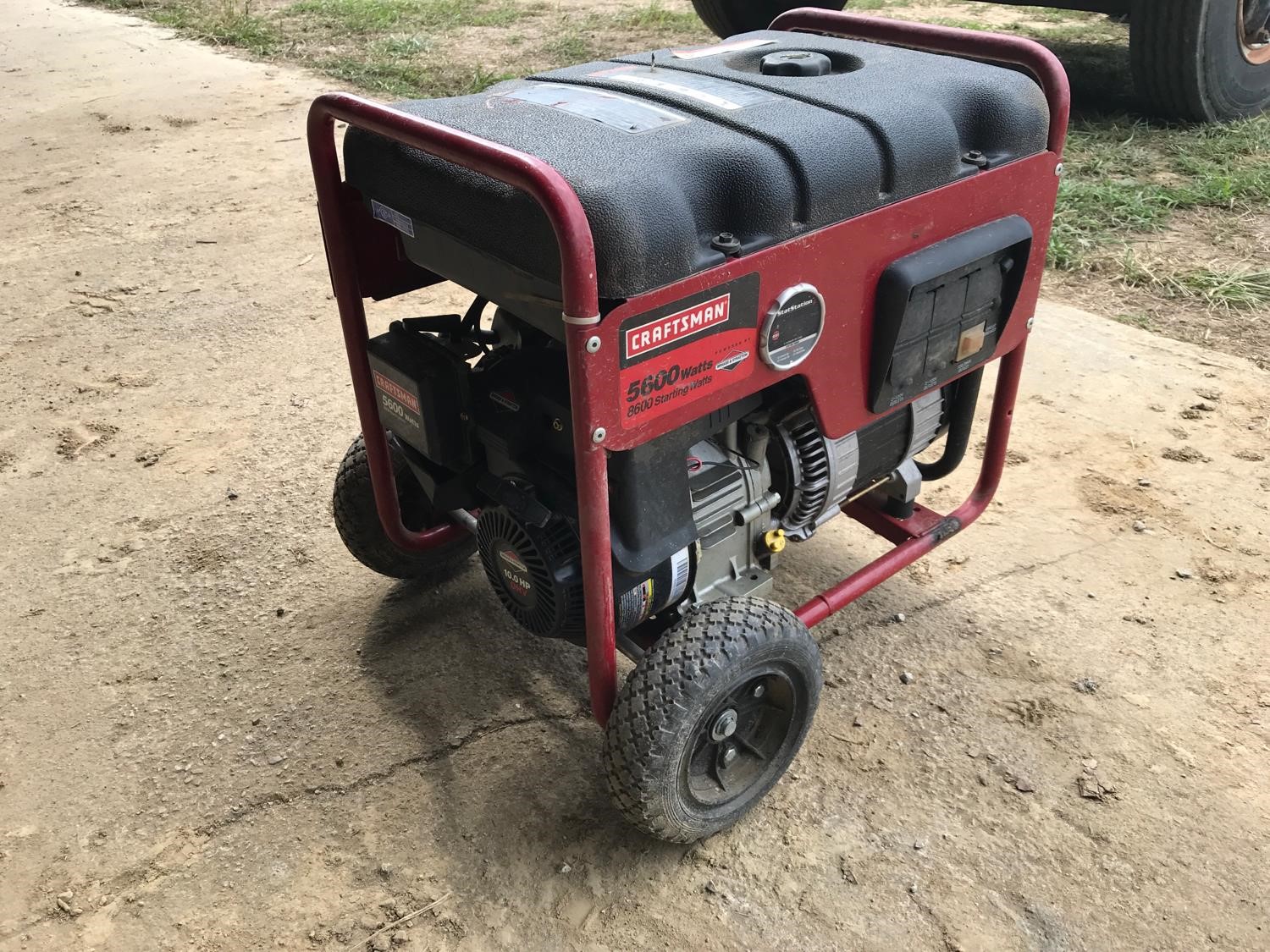 Craftsman 5600 Generator BigIron Auctions