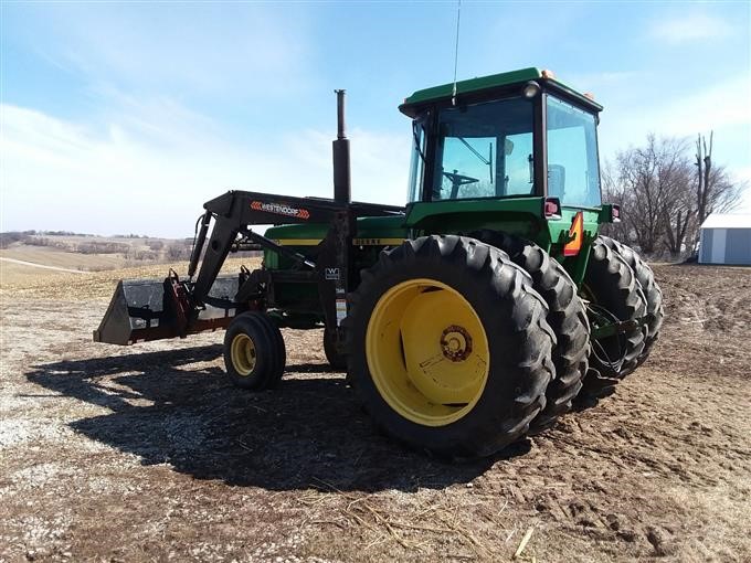 1976 John Deere 4430 2wd Tractor With Westendorf Ta46 Loader Bigiron Auctions 2510