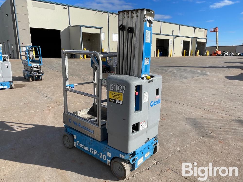 2013 Genie GR20 Vertical Mast Lift BigIron Auctions