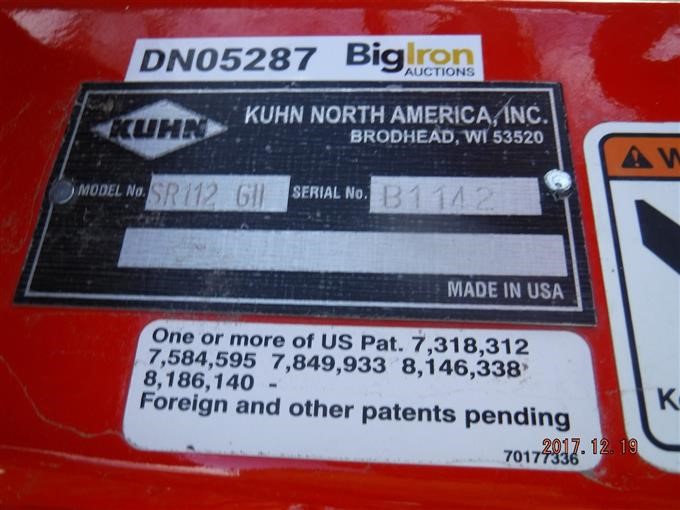 Kuhn Sr 112 Manual