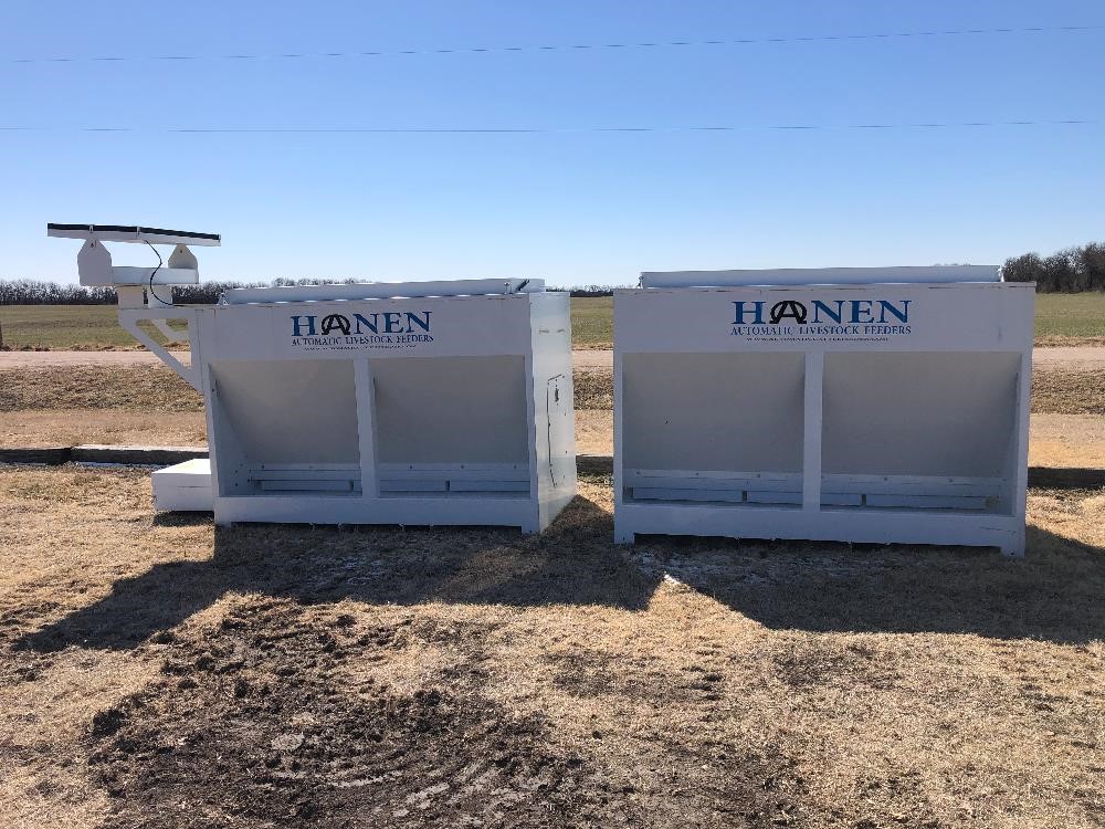 Hanen LSF12 Solar Powered Automatic Livestock Feeders BigIron Auctions