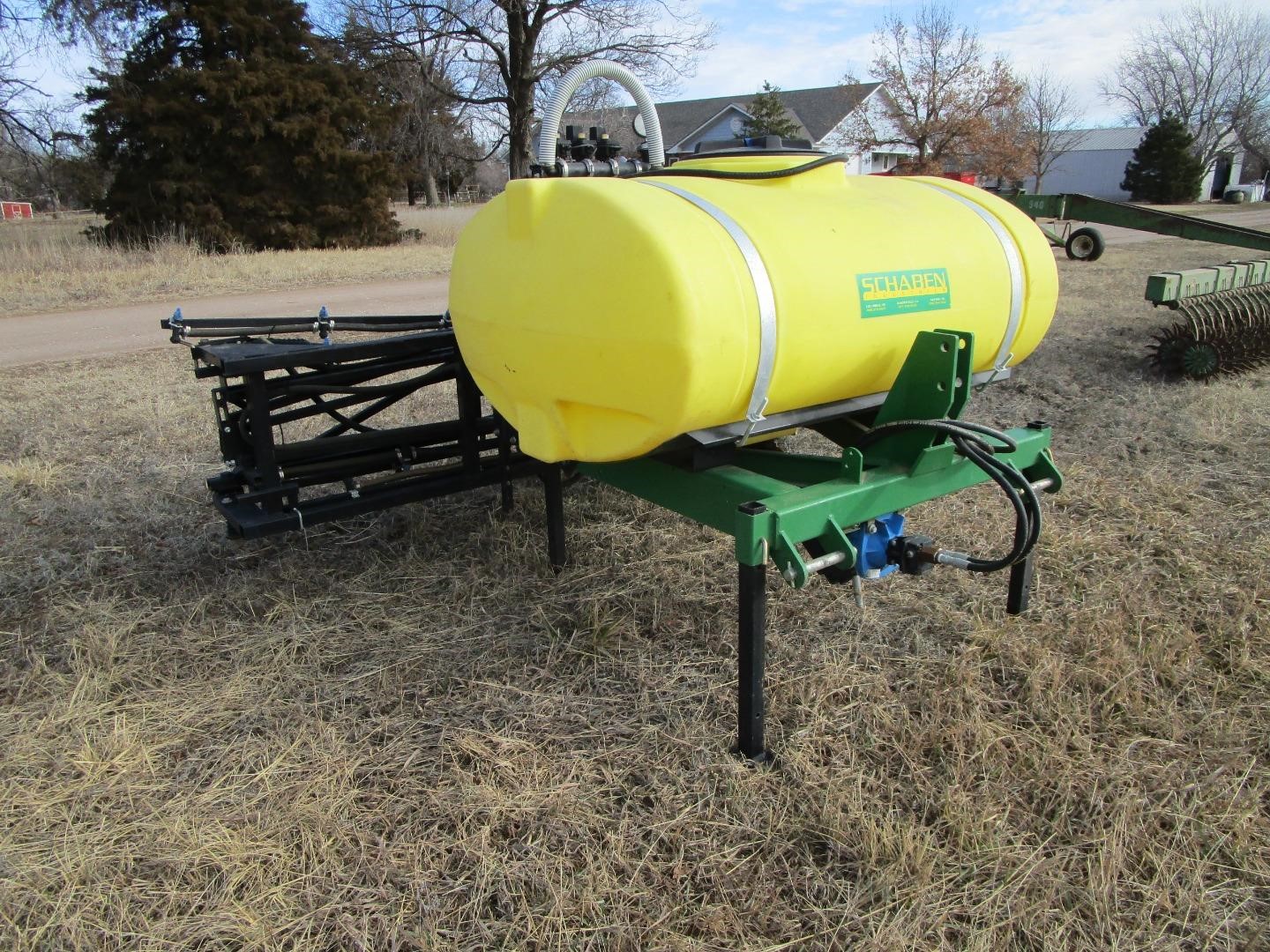 Schaben 48' 3-pt Mounted 300 Gal Sprayer W Raven Controller Bigiron 