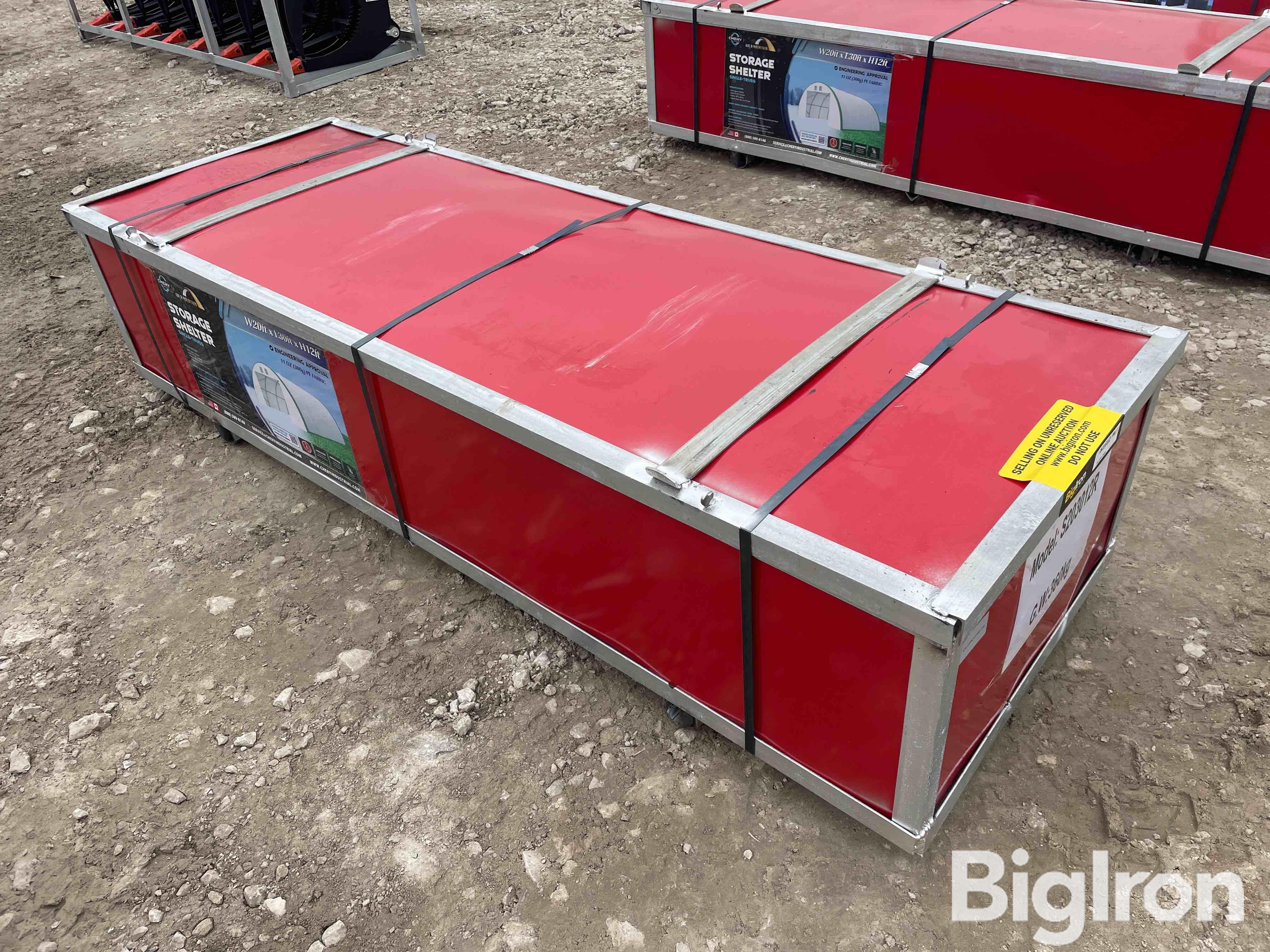 2023 Gold Mountain S203012R Storage Shelter BigIron Auctions