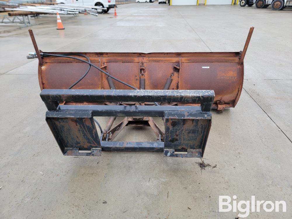 Hydraulic Snow Pusher Skid Steer Attachment BigIron Auctions