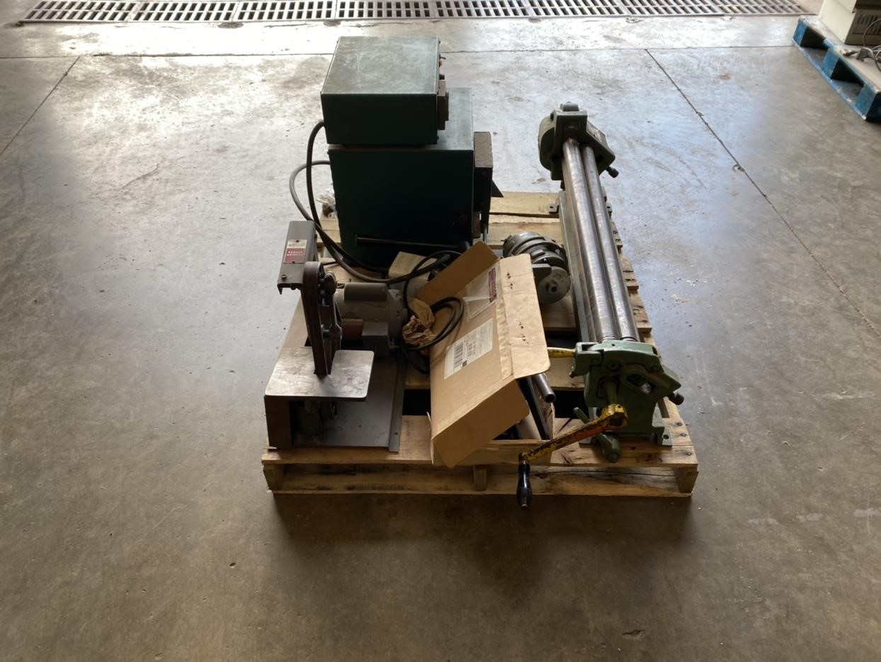 Pexto Sheet Metal Roller Rockwell Belt Sander And Hardware Bigiron Auctions