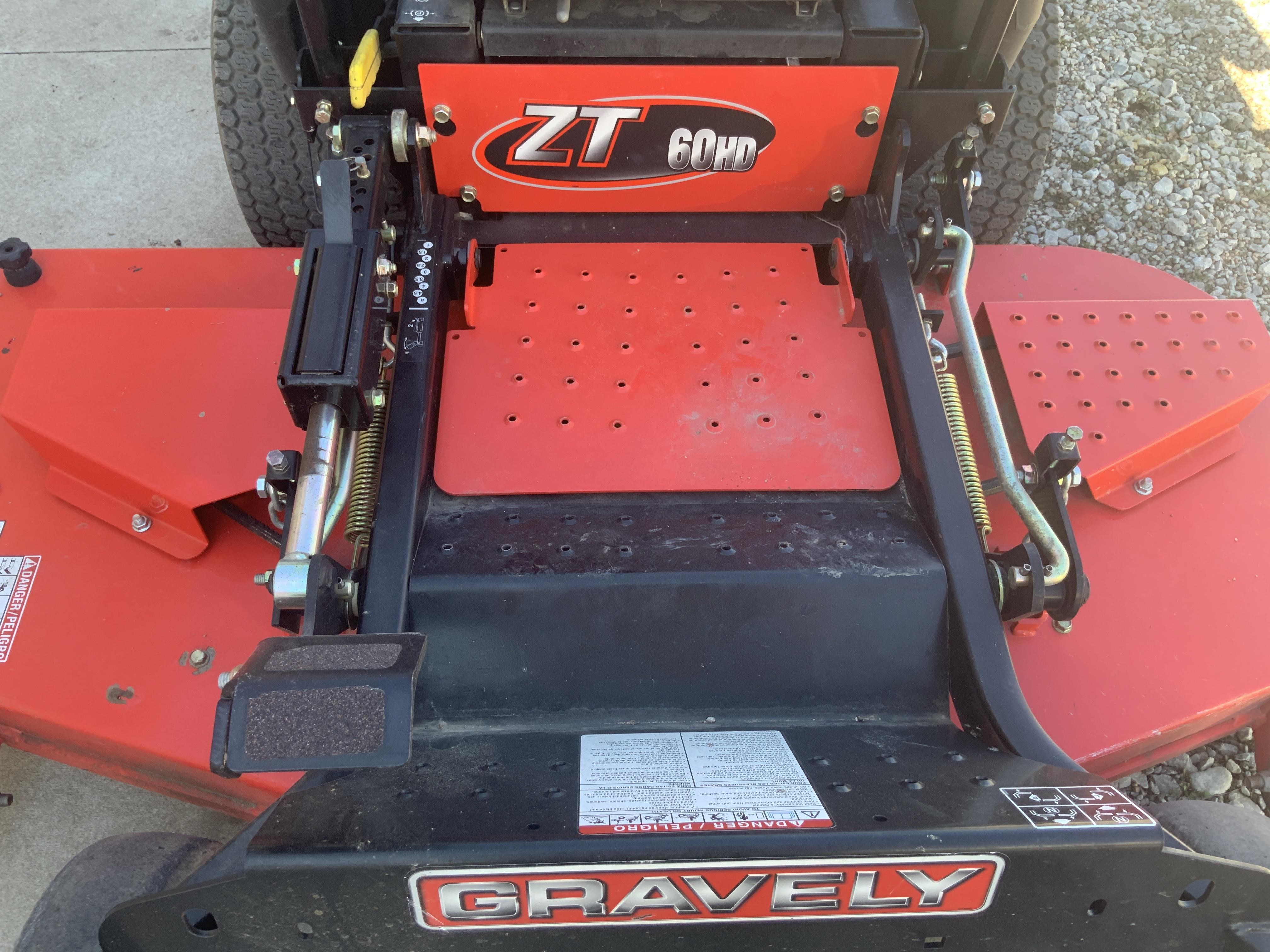 2012 Gravely ZT60HD 60" Zero Turn Mower BigIron Auctions