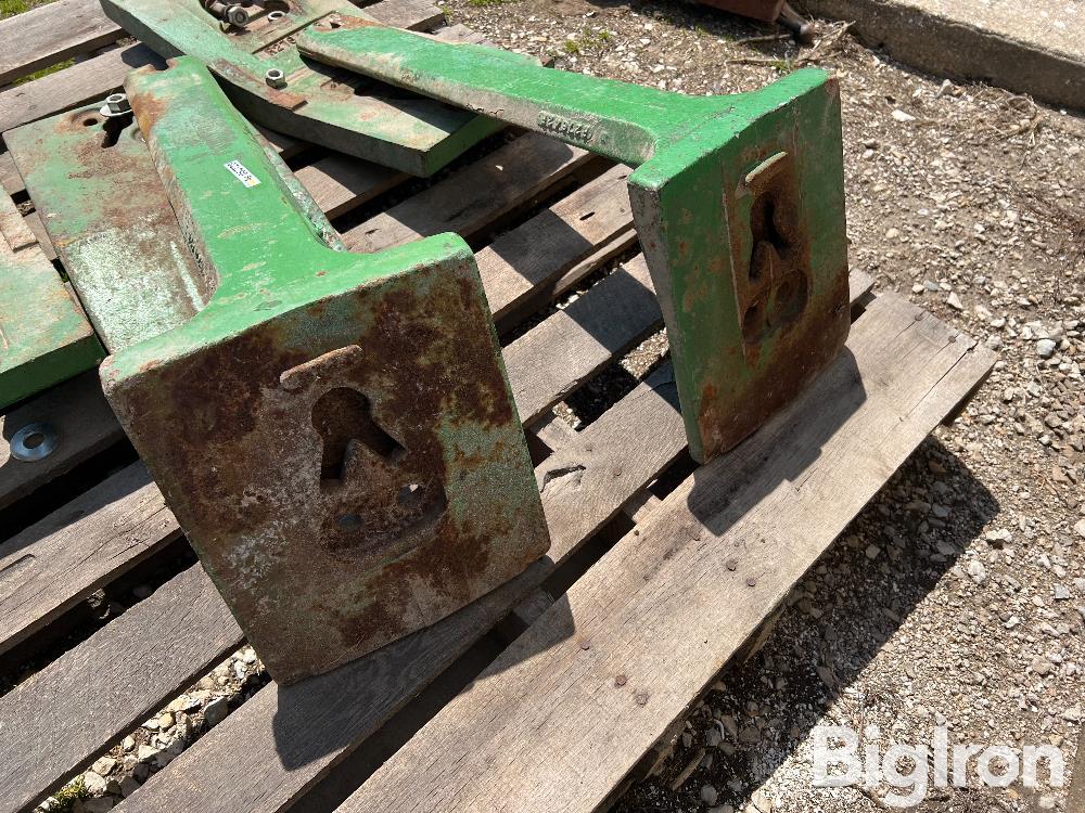 John Deere Front Weights W/ Mounting Bracket BigIron Auctions