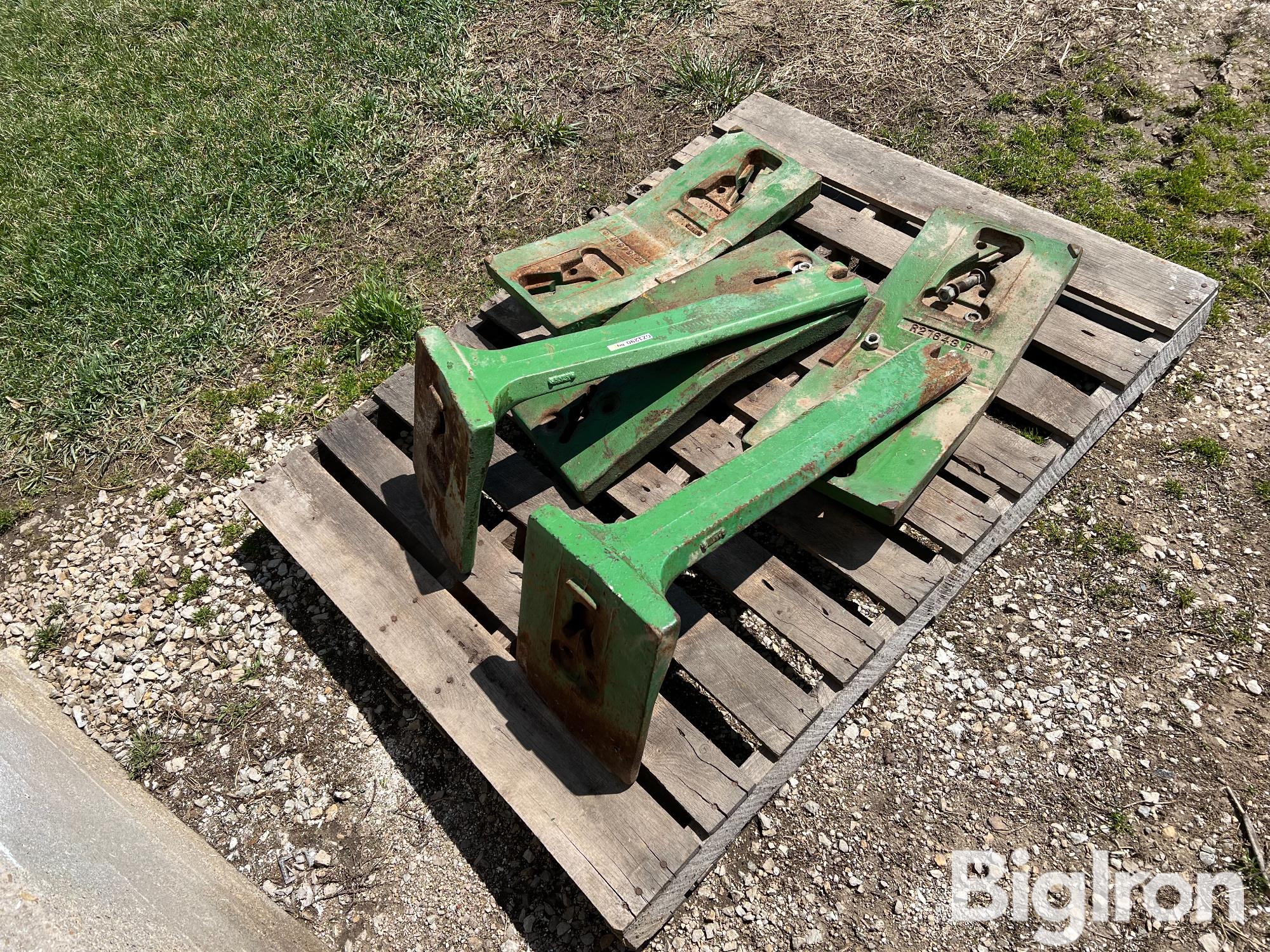 John Deere Front Weights W/ Mounting Bracket BigIron Auctions