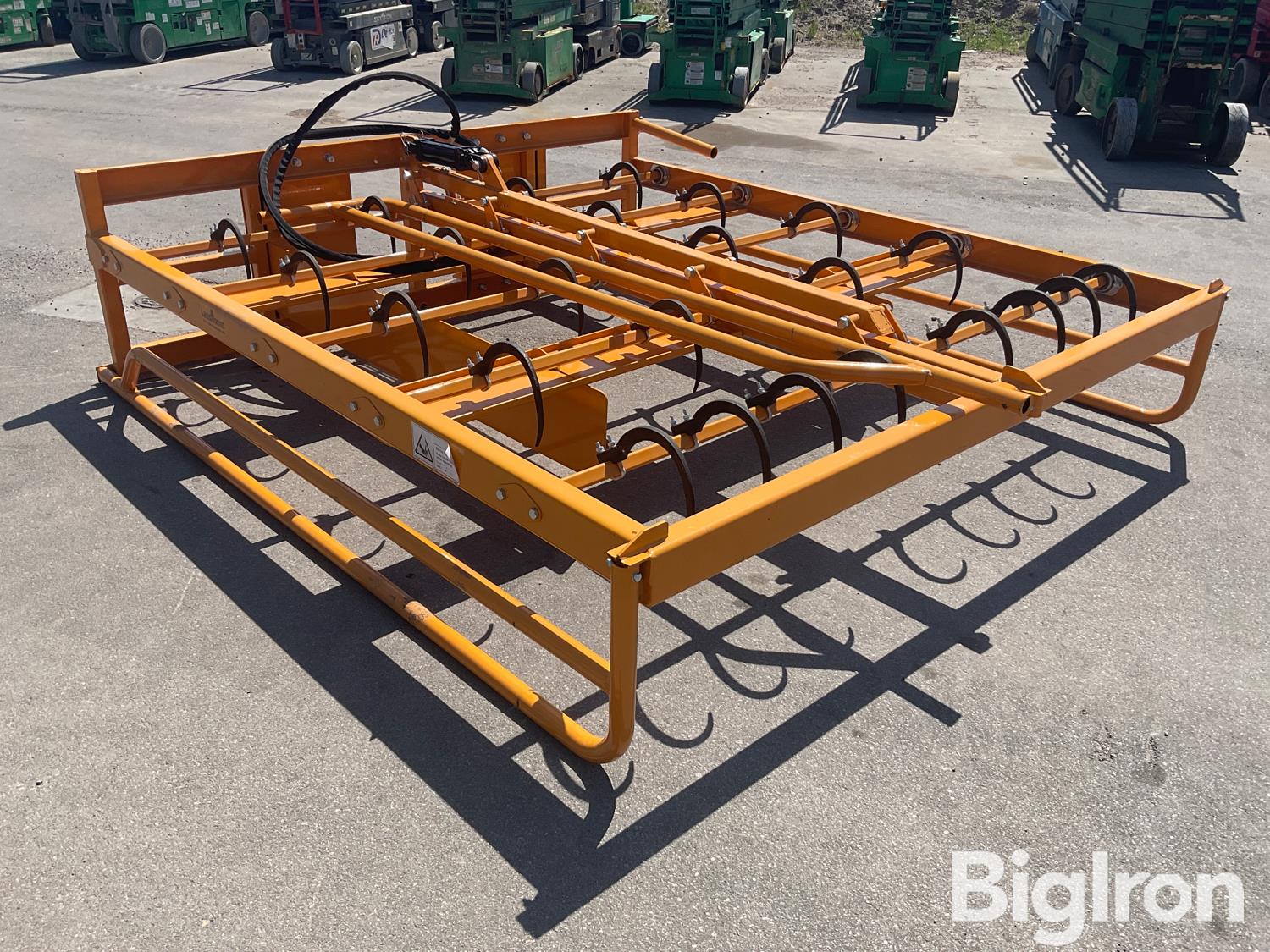 2021 Land Honor 84 Hay Bale Accumulator Skid Steer Attachment BigIron  Auctions