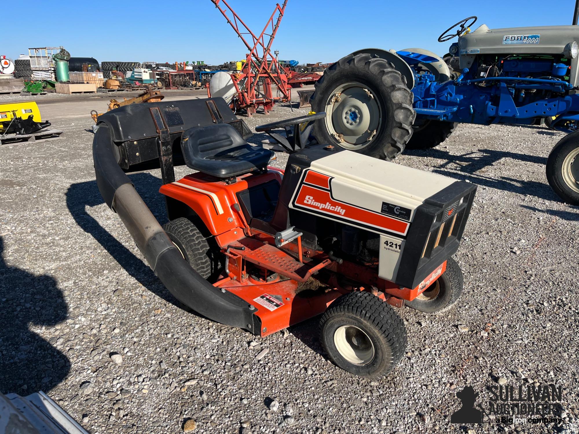 Simplicity Lawn Mower Bigiron Auctions