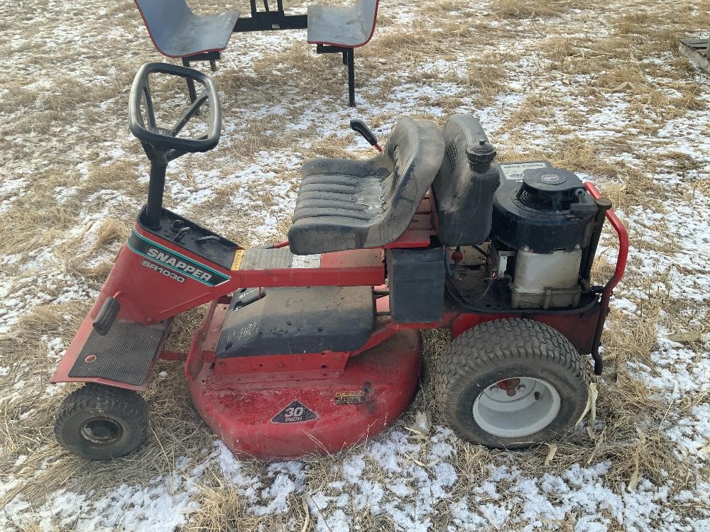 Snapper Sr1030 Riding Lawn Mower Bigiron Auctions 2031