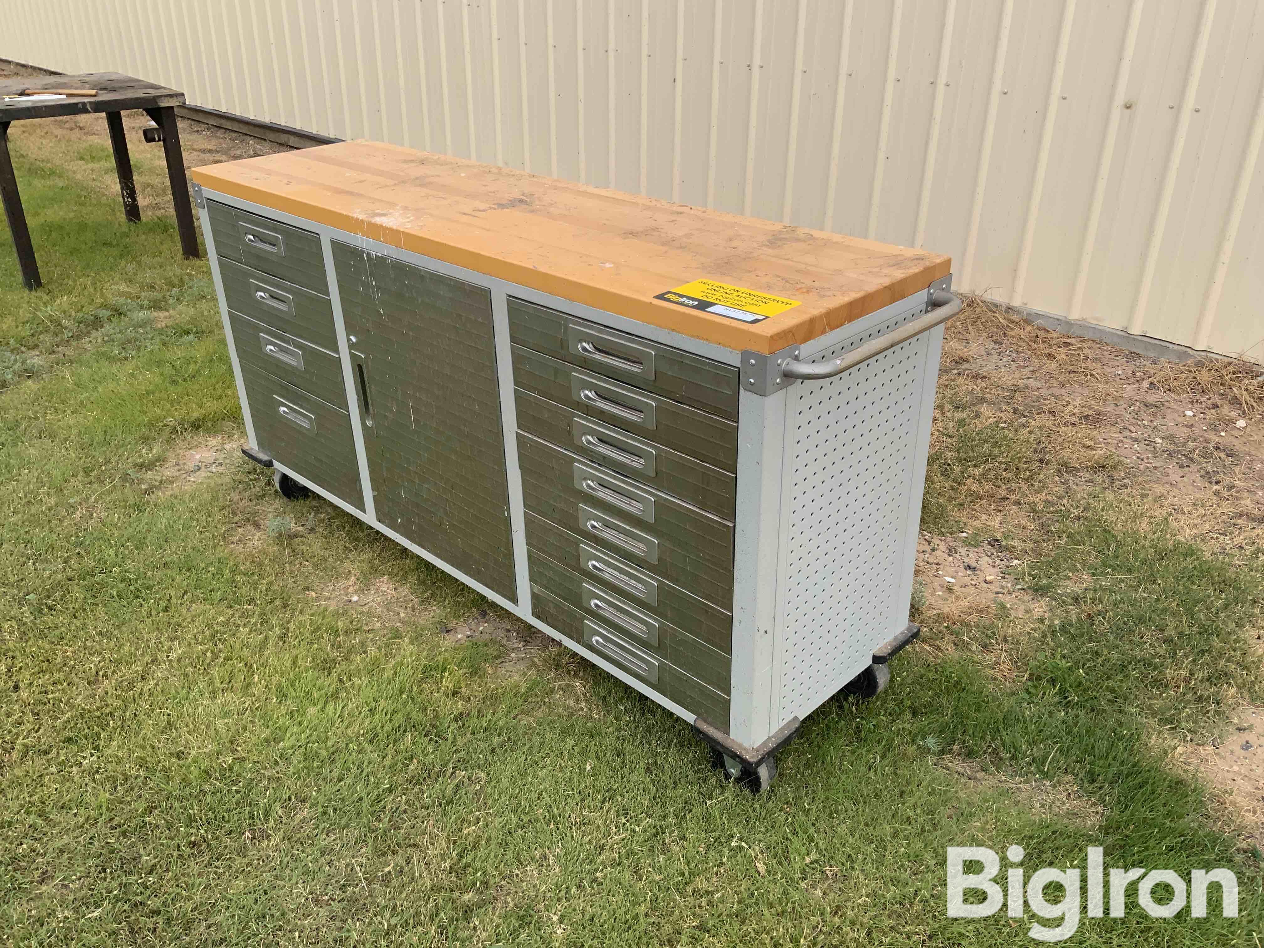 Sold at Auction: Antique Wooden Tool Box w/Contents.