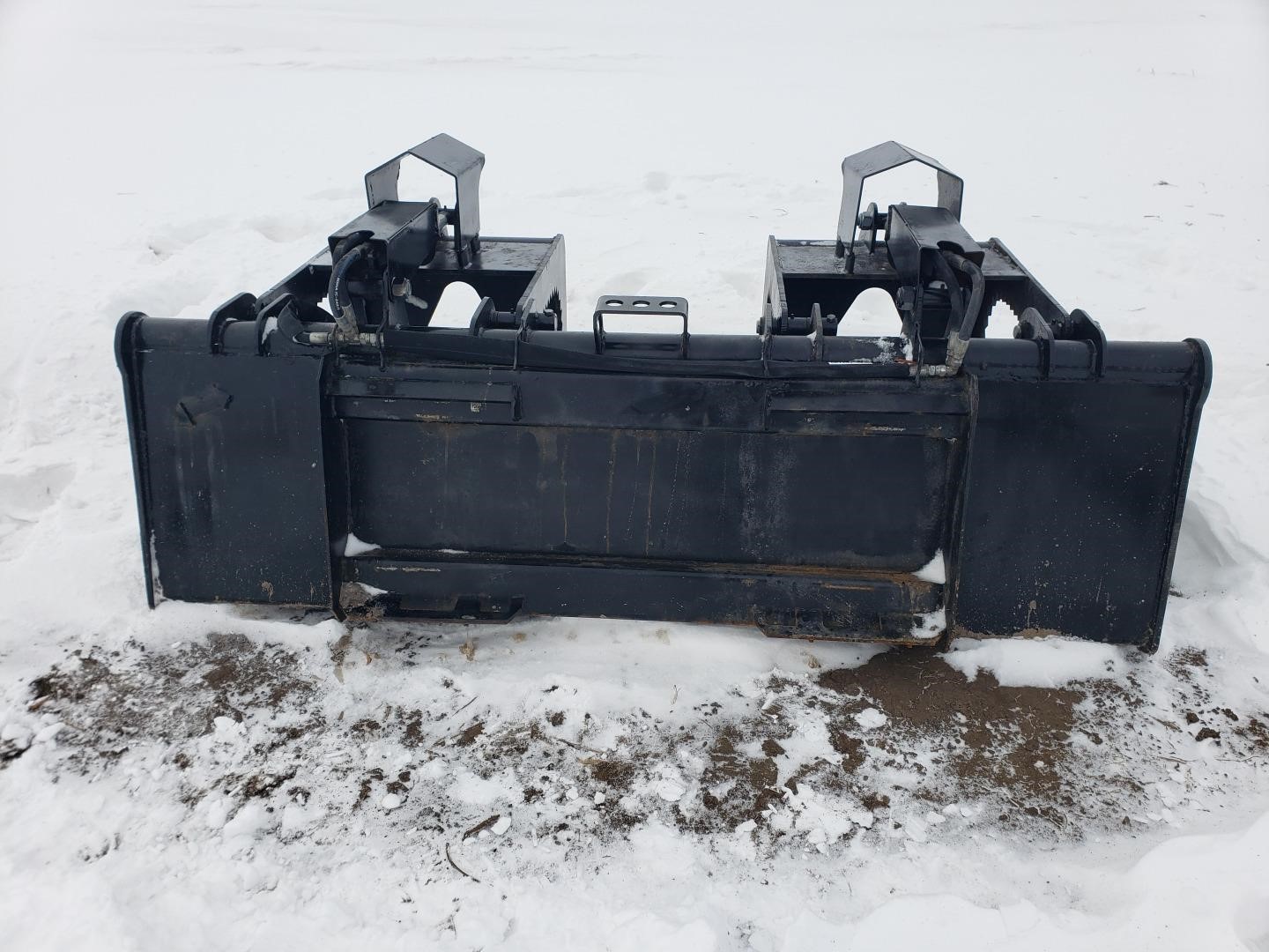 2020 Kit Containers Grapple Bucket Skid Steer Attachment Bigiron Auctions