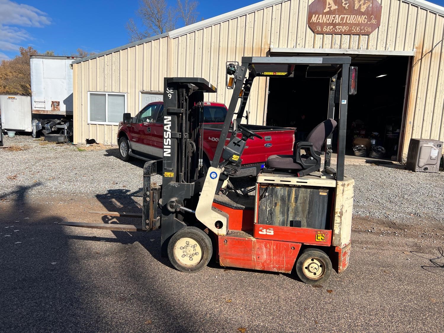 Nissan CSP01L18S Electric Forklift BigIron Auctions