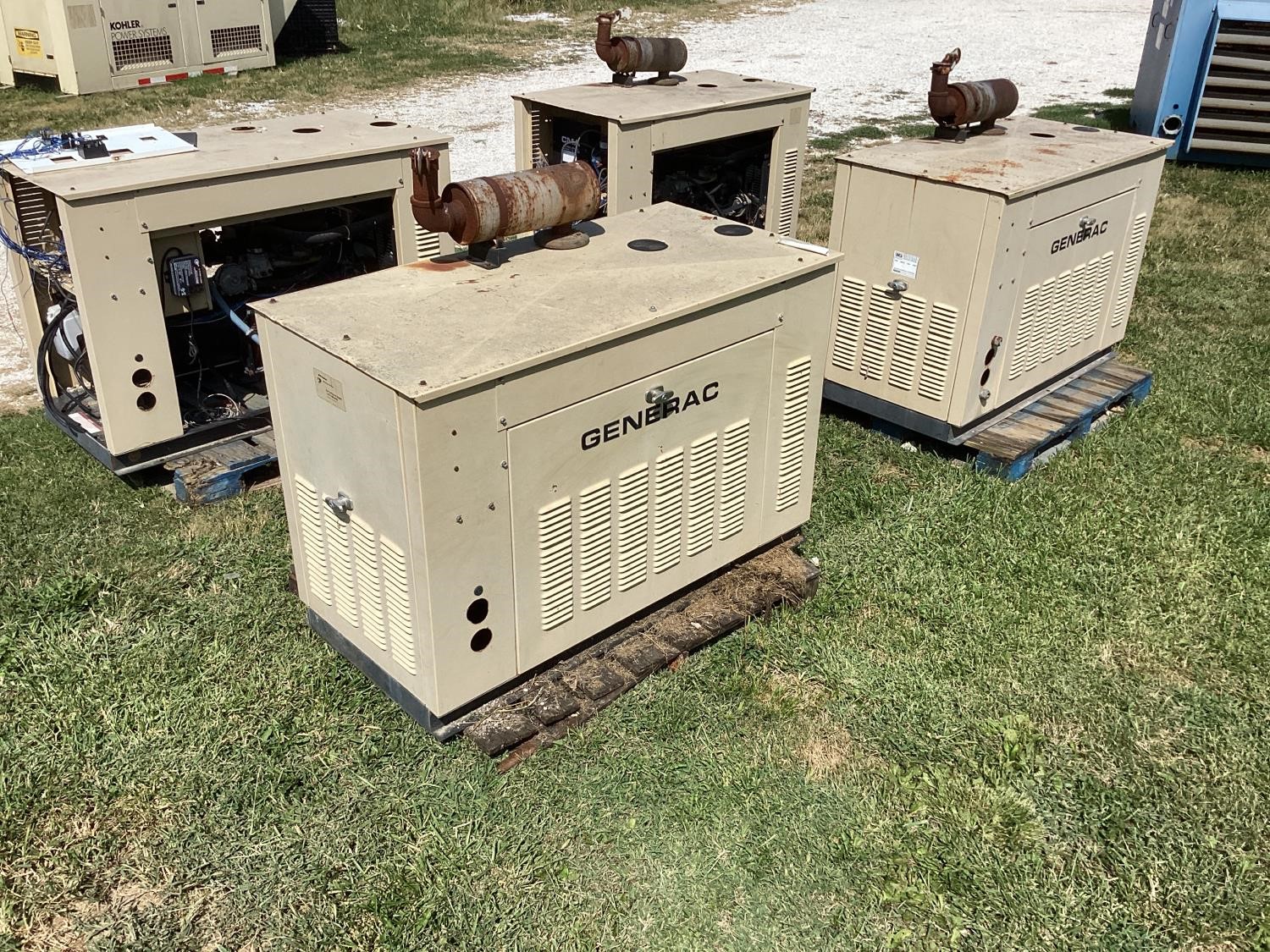 Generac 00998–0 25kw Propane Generators BigIron Auctions