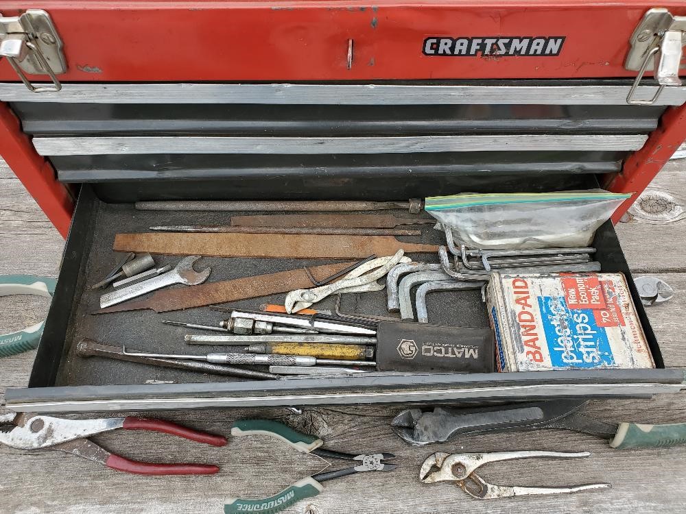 Craftsman 4 Drawer Toolbox And Tools Bigiron Auctions 2232