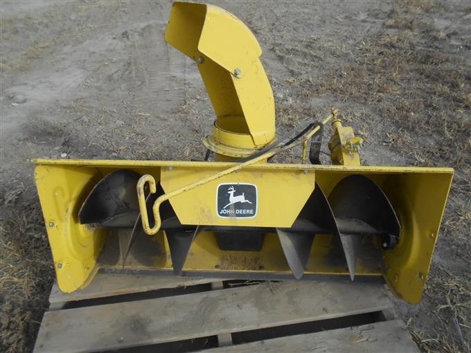 John Deere Front Mounted Snow Blower Bigiron Auctions 7031