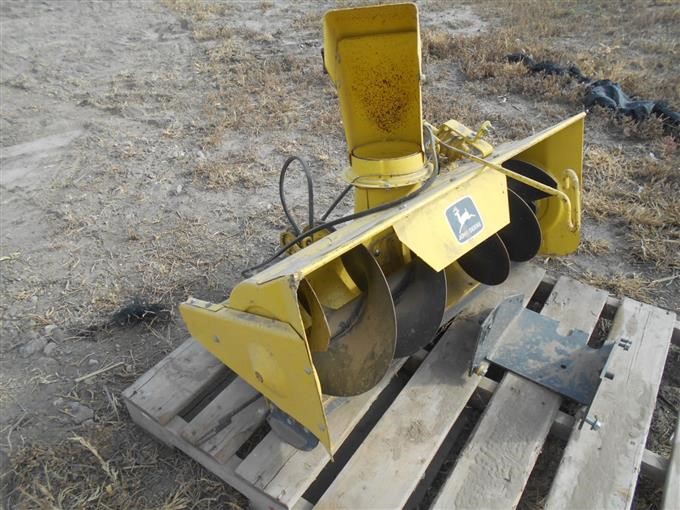 John Deere Front Mounted Snow Blower Bigiron Auctions 5962