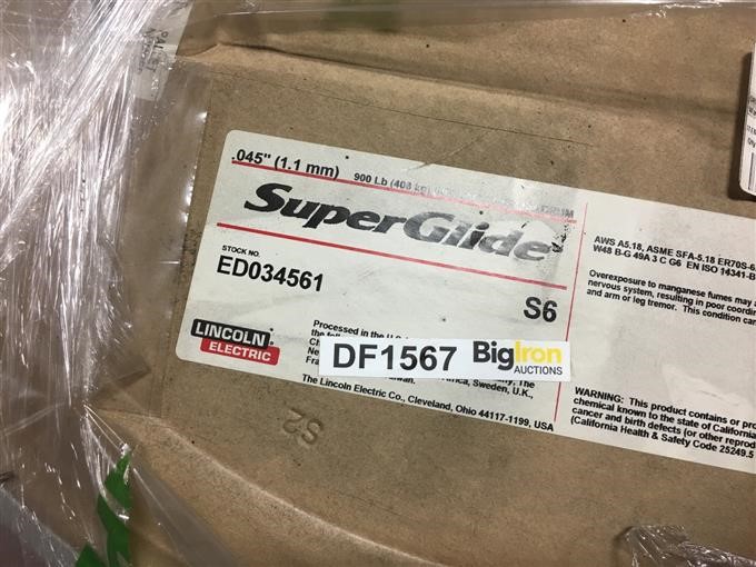 Lincoln Electric SuperGlide S6 MIG Welding Wire BigIron Auctions