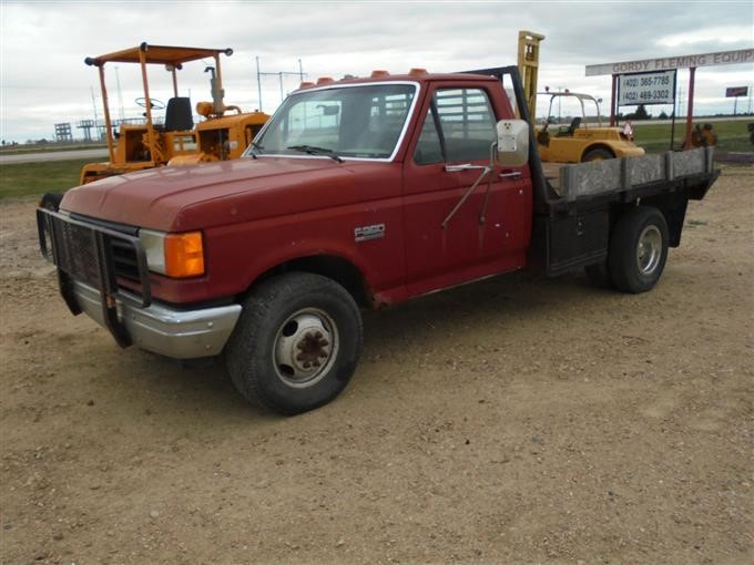 1988 Ford F 350 Flatbed Pickup Bigiron Auctions