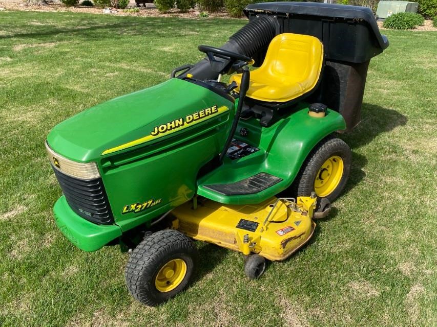 John deere 2025 lx277 cost new