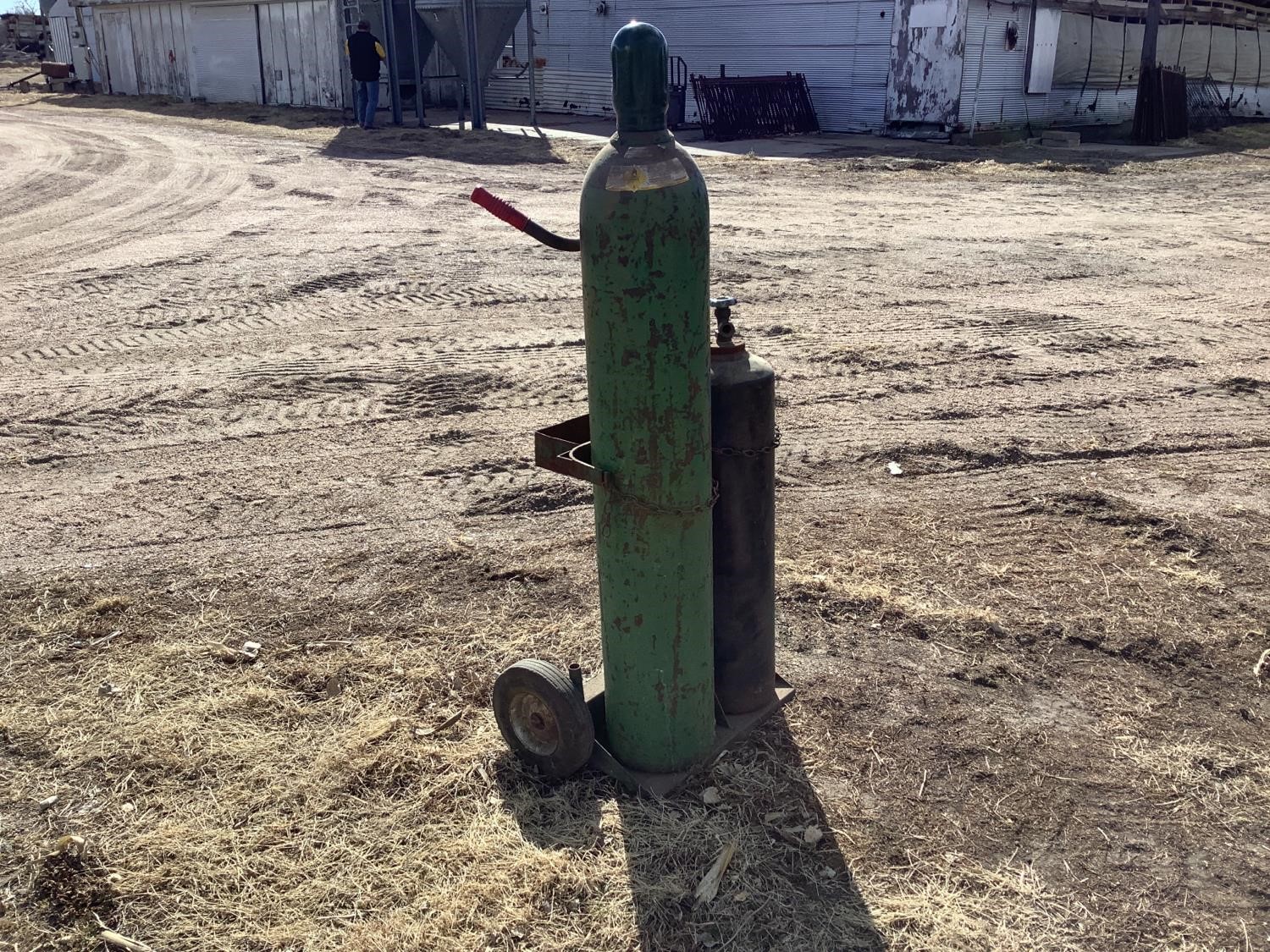 Portable Oxygen/Acetylene Bottles & Cart BigIron Auctions