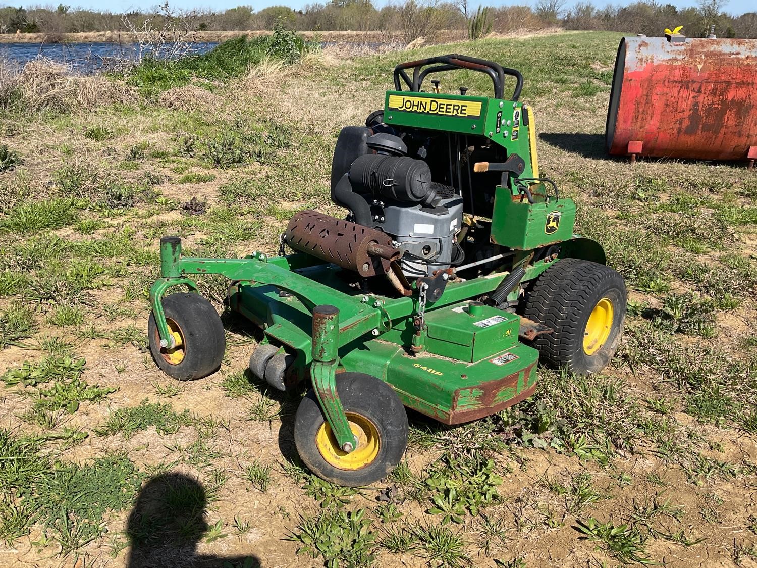 John deere 648 stand best sale on mower