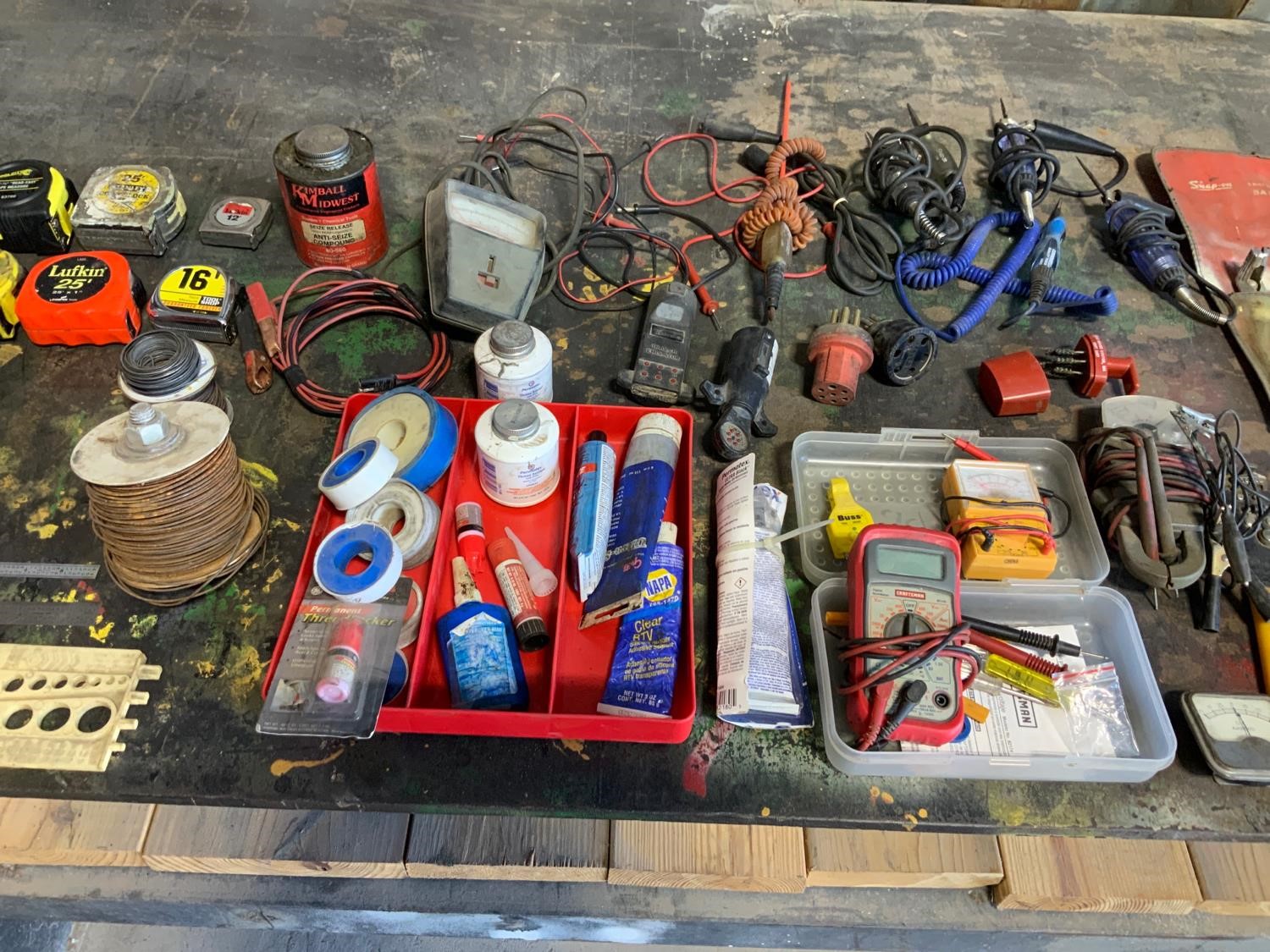 Assortment Of Electrical Shop Tools BigIron Auctions