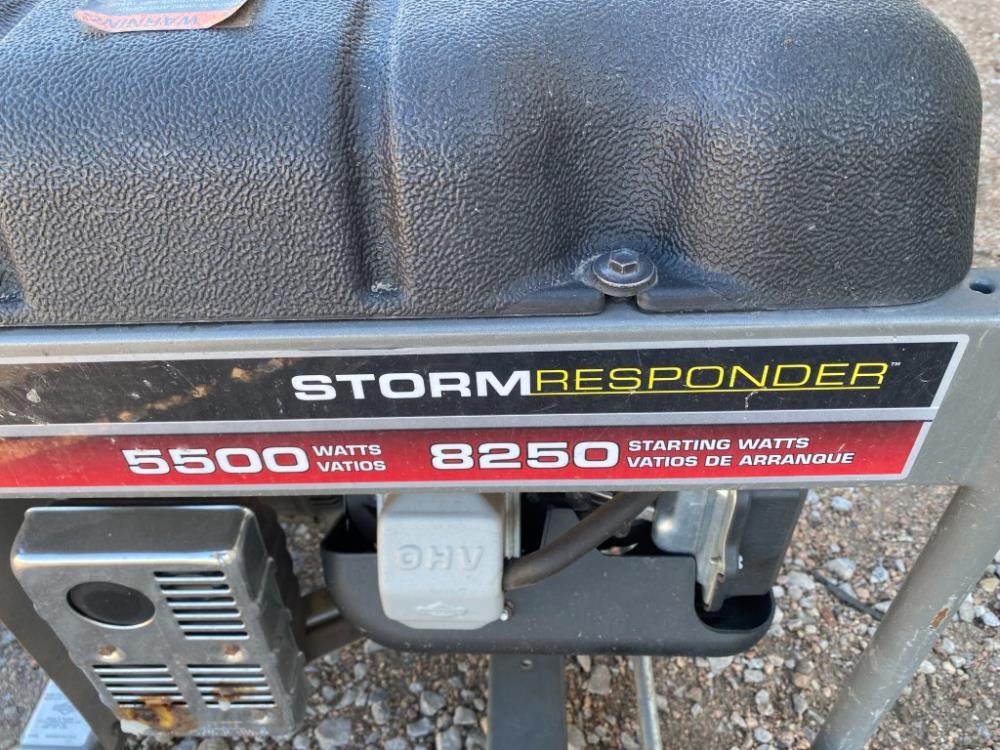 Briggs & Stratton Storm Responder Generator BigIron Auctions