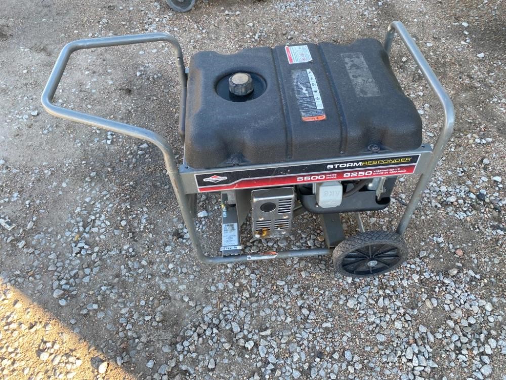 Briggs & Stratton Storm Responder Generator BigIron Auctions