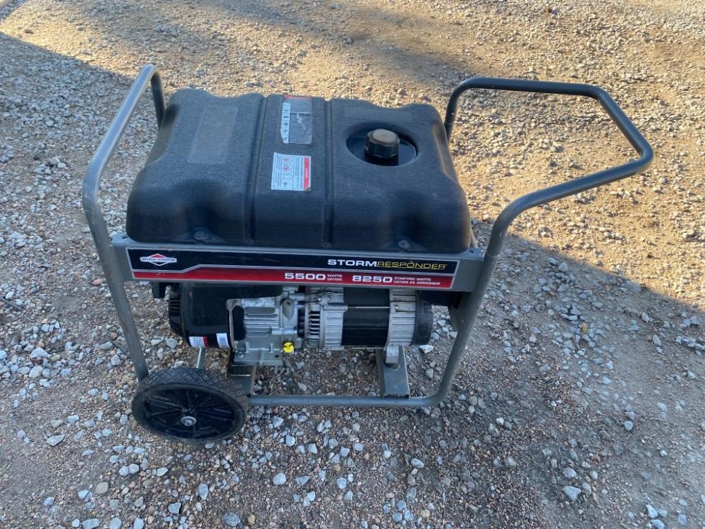 Briggs & Stratton Storm Responder Generator BigIron Auctions