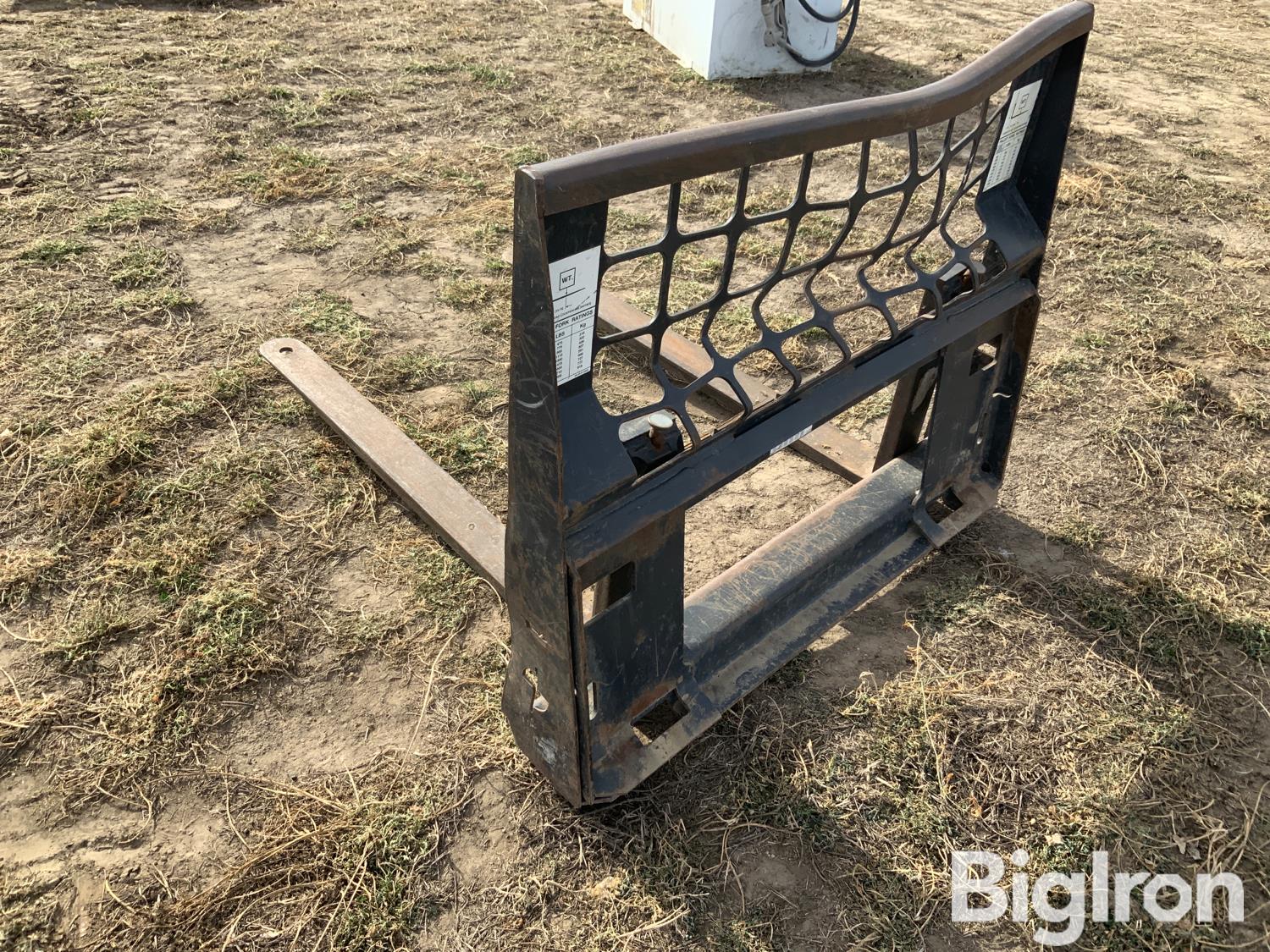 Skid Steer Fork Attachment BigIron Auctions