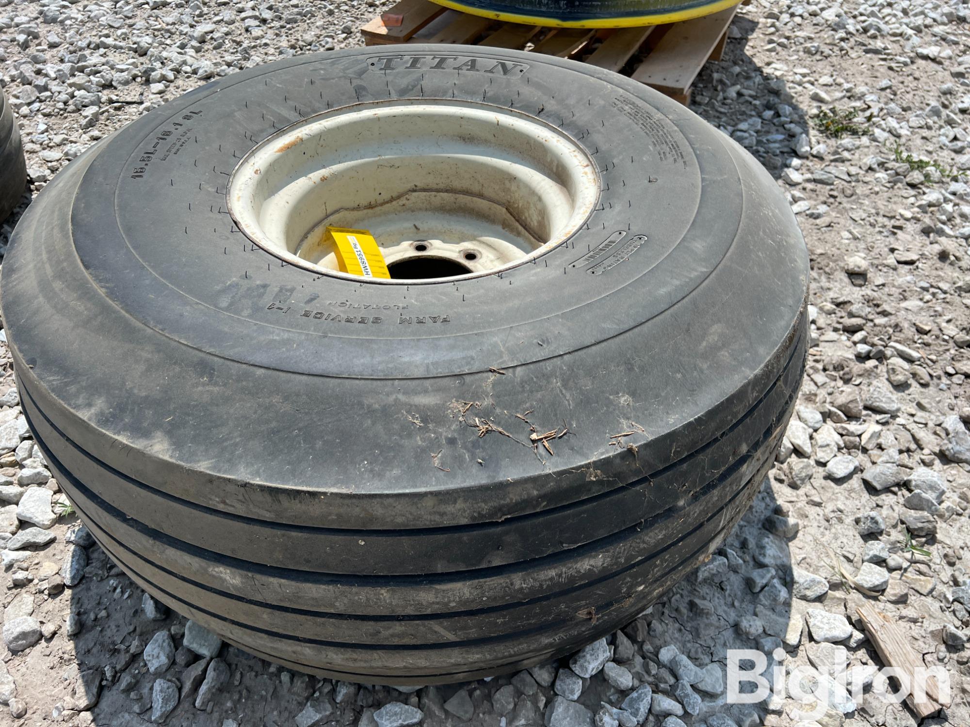 Titan 16.5L-16.1 Tire And 8-bolt Wheel BigIron Auctions