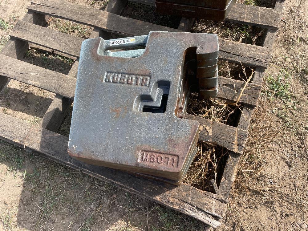 Kubota M8071 Suitcase Weights BigIron Auctions